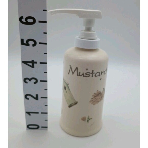 Pfaltzgraff Naturewood Mustard Dispenser USA - Picture 5 of 9